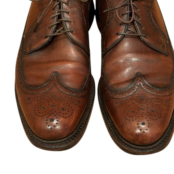 Footjoy Brogue wingtips brown leather vintage 12 A style 77347 - Picture 7 of 10